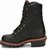 Side view of Chippewa Boots Mens Black Oiled Waterproof ST 9 Inch Insulated